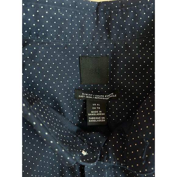 Bundle Steve's Jeans H&M Blue Long Sleeve Button Up Long Sleeve Shirt Size XL - Picture 7 of 8